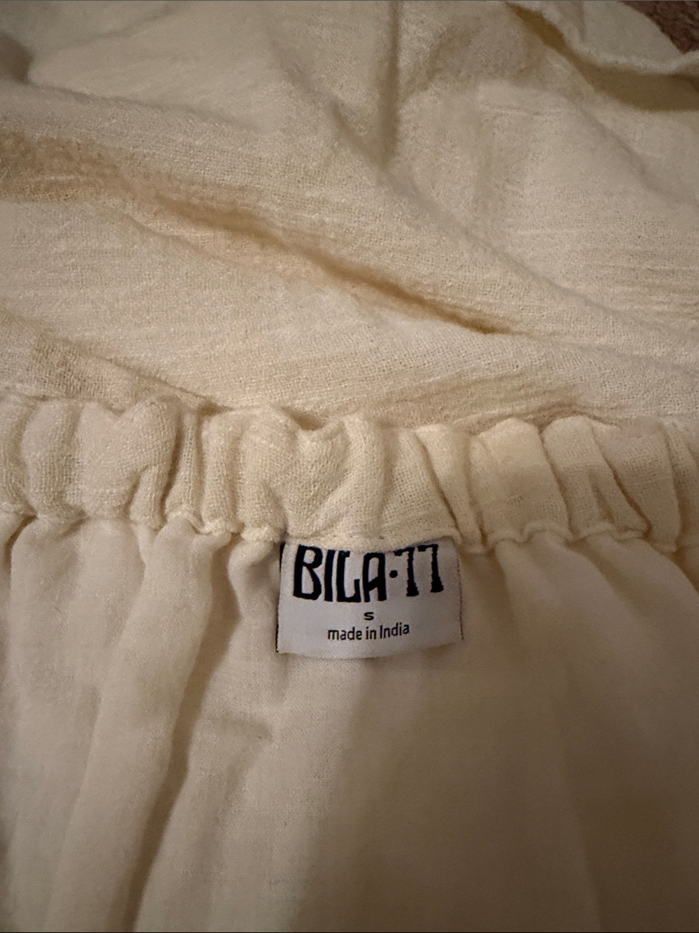 Linen wrap skirt - Picture 3 of 3